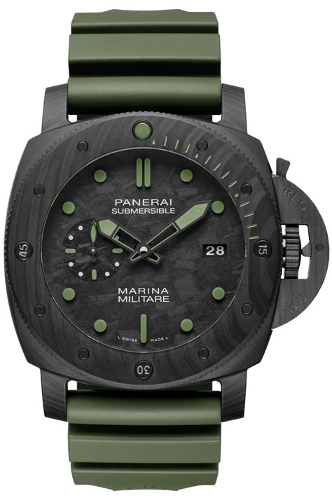 Panerai PAM00961 : Luminor Submersible 47 Marina Militare Carbotech.